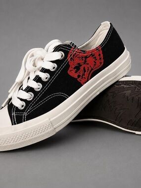 Darc Sport Black and Red Sneakers - Low Top